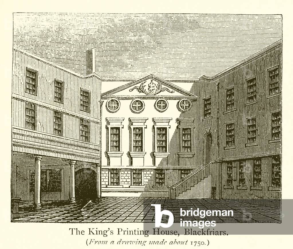 The King's Printing House, Blackfriars (engraving)