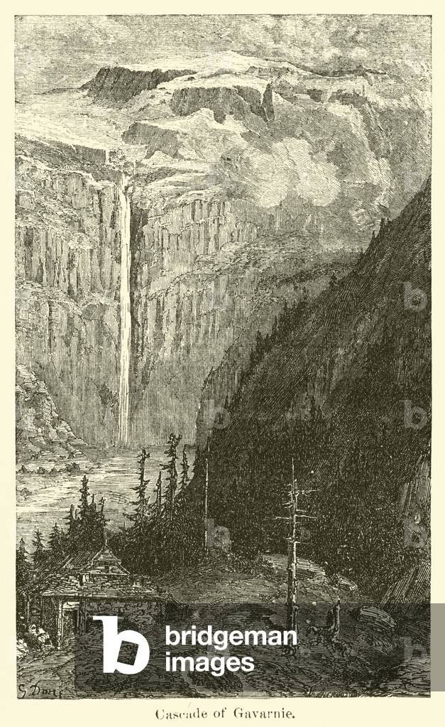 Cascade of Gavarnie (engraving)