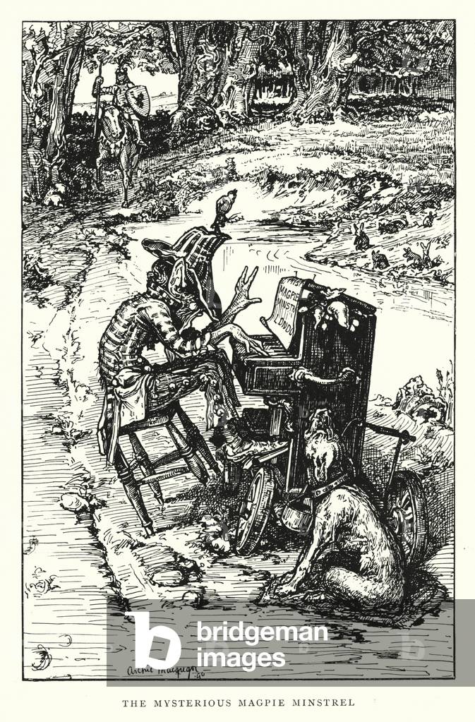 The Mysterious Magpie Minstrel (litho)