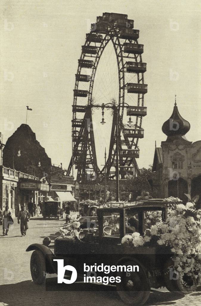 Prater at Confirmation's Time (b/w photo)