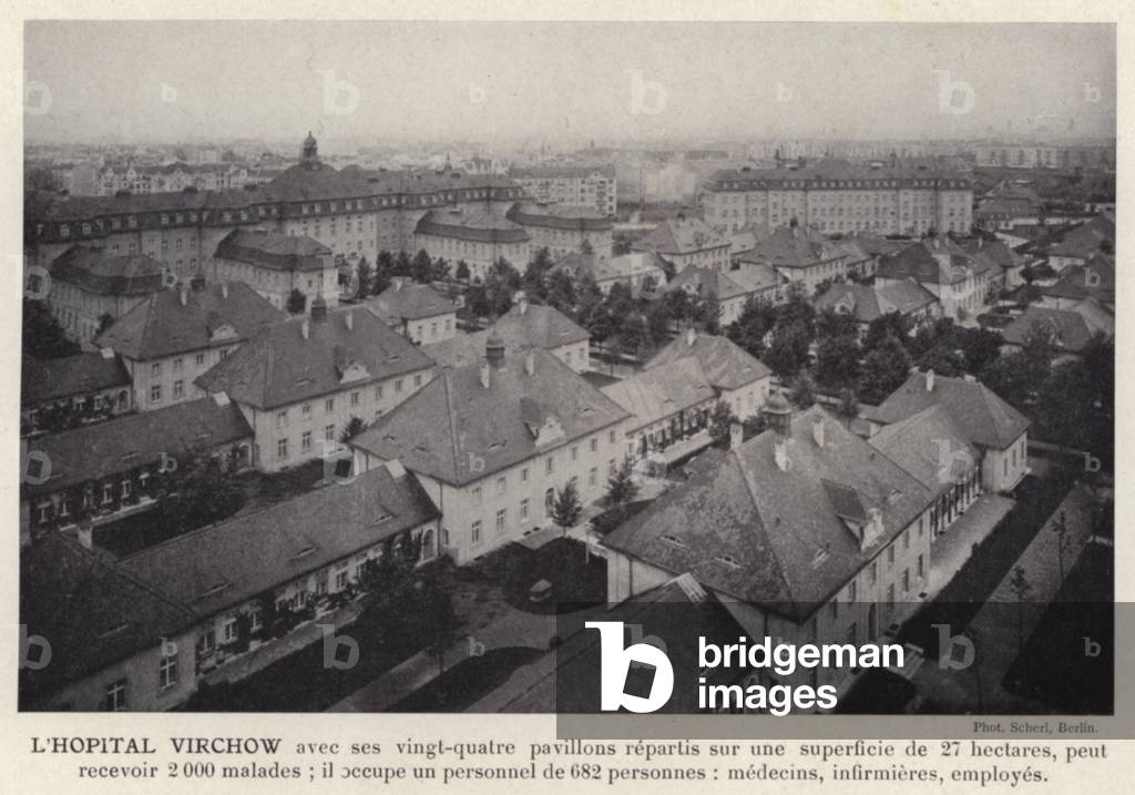 L'Hopital Virchow (b/w photo)