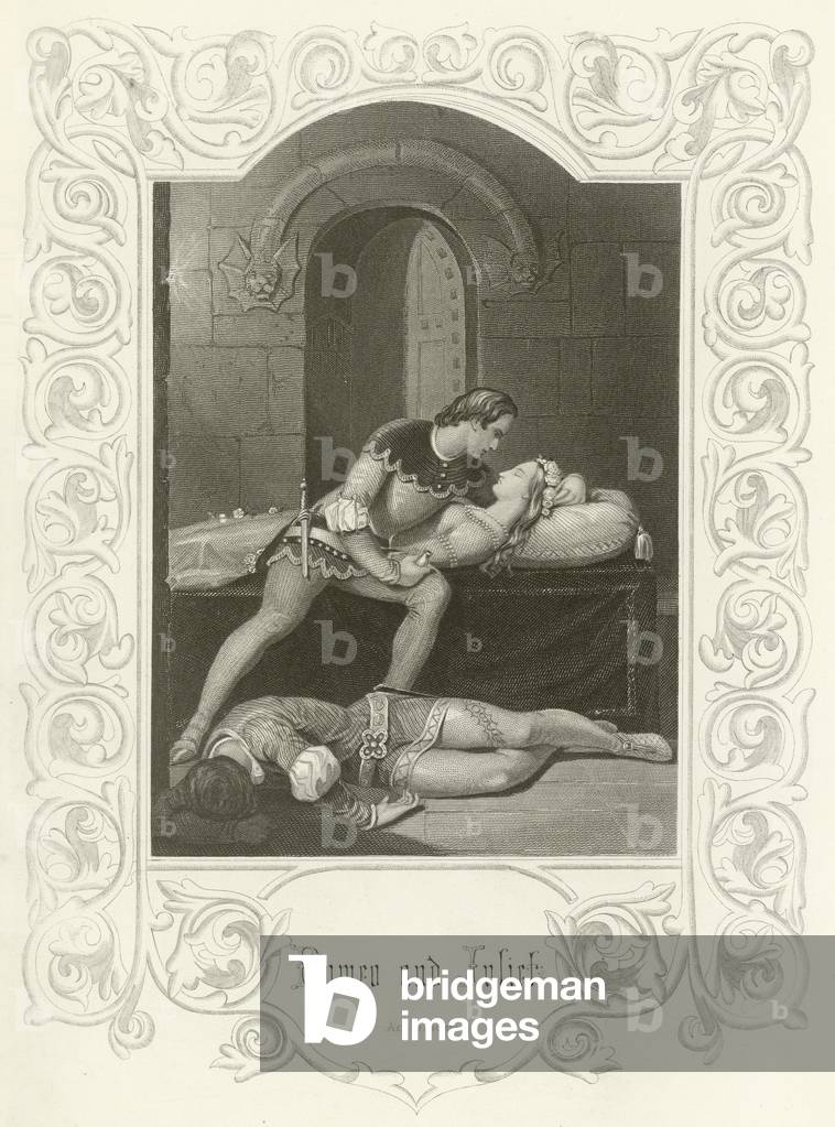 Romeo and Juliet, Act V, Scene III (engraving)