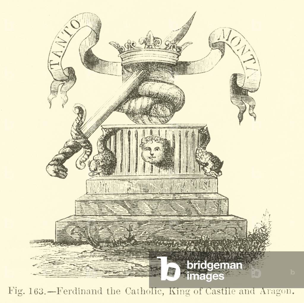 Ferdinand the Catholic, King of Castile and Aragon (engraving)