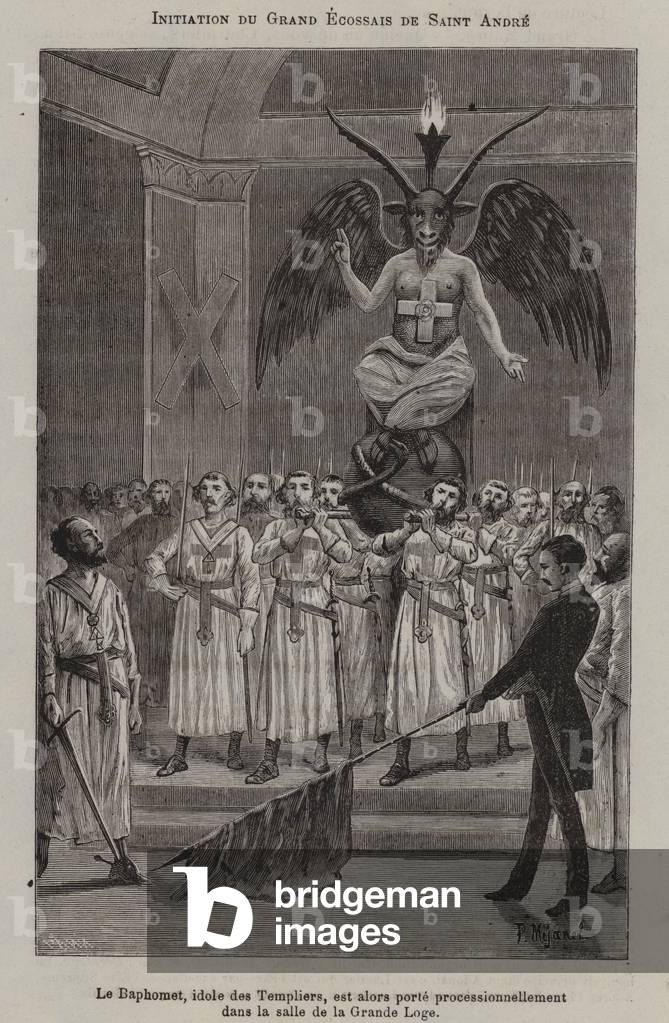 Initiation of a Knight of Saint Andrew (engraving)