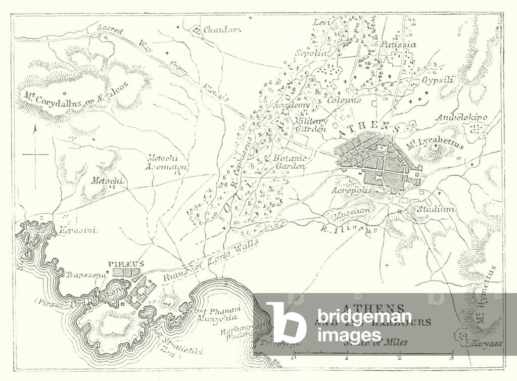 Athens and its Harbour (engraving)