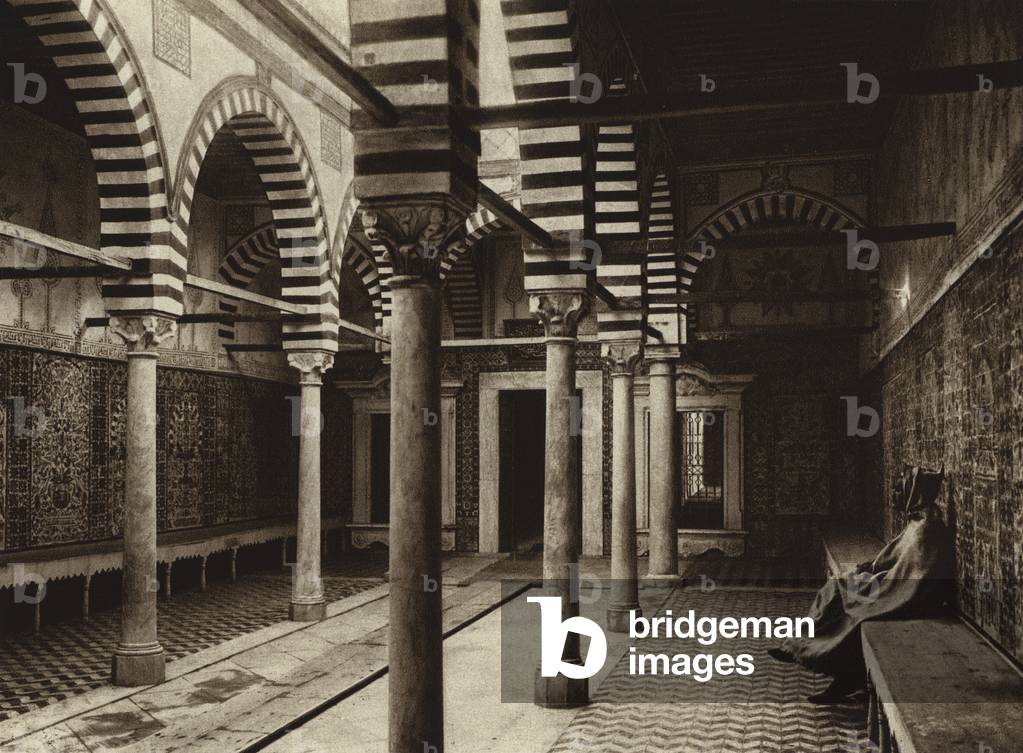 Kairuan, Barber's Mosque (b/w photo)