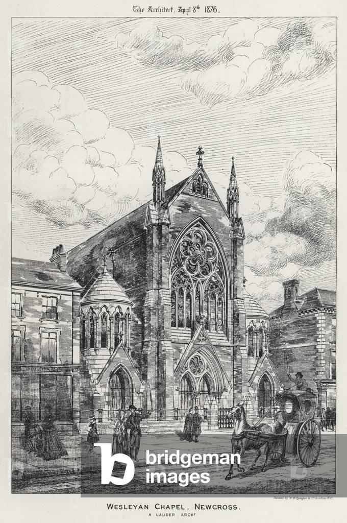 Wesleyan Chapel, Newcross (engraving)