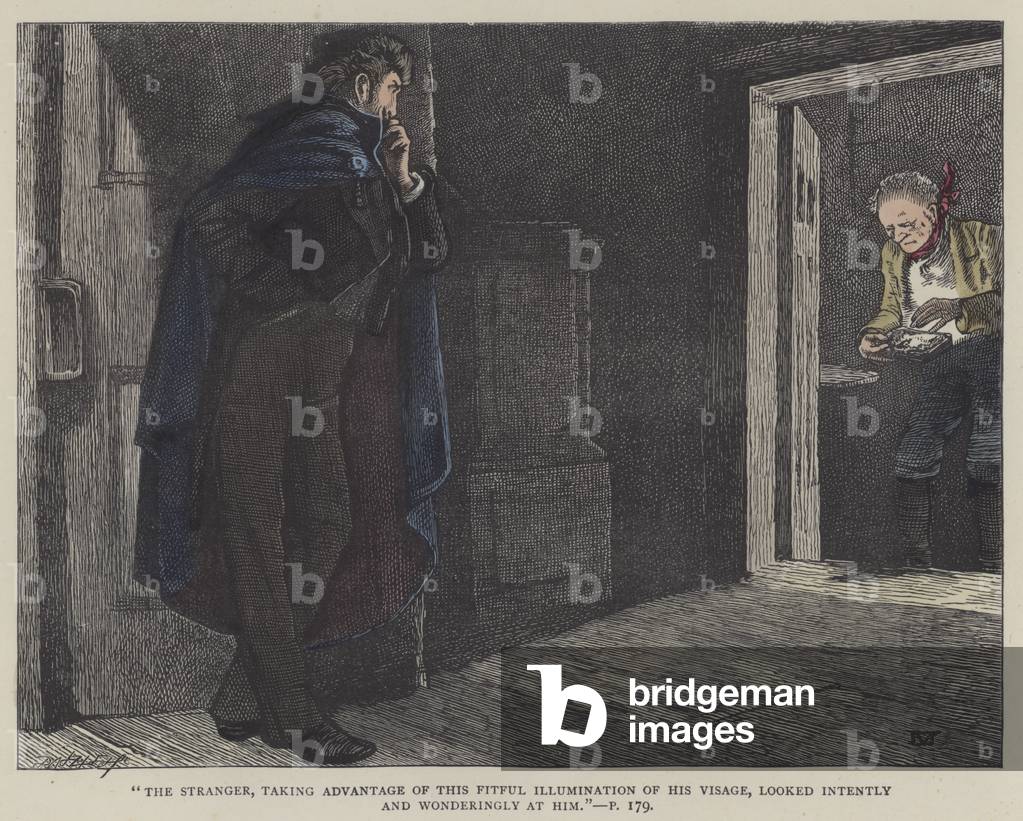 Illustration for Little Dorrit (coloured engraving)