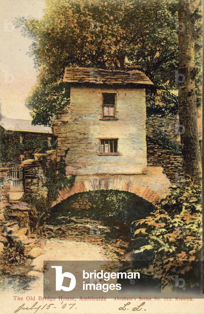 The Old Bridge House, Ambleside, Cumbria (colour photo)