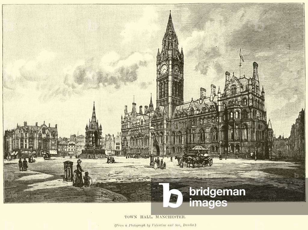 Town Hall, Manchester (engraving)