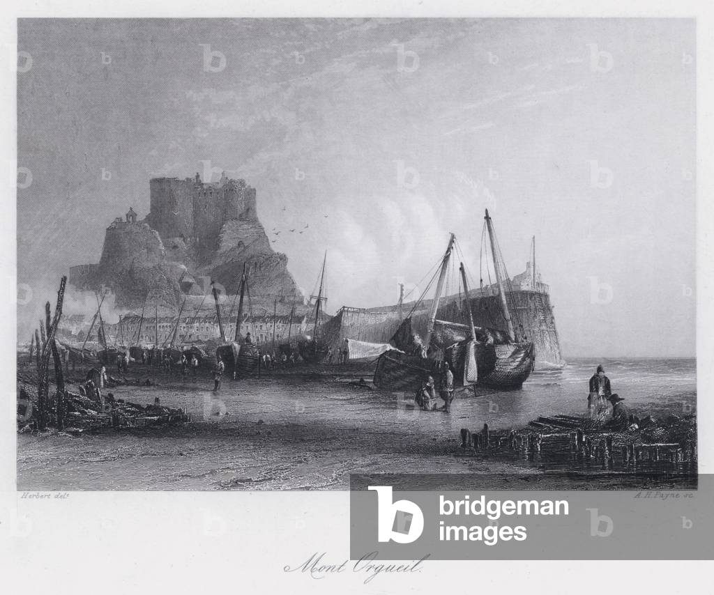 Mont Orgueil (engraving)