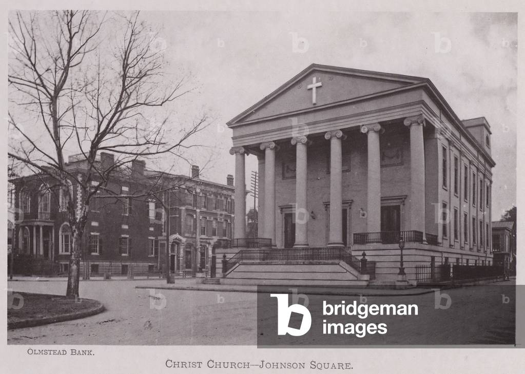 Christ Church, Johnson Sqaure (b/w photo)