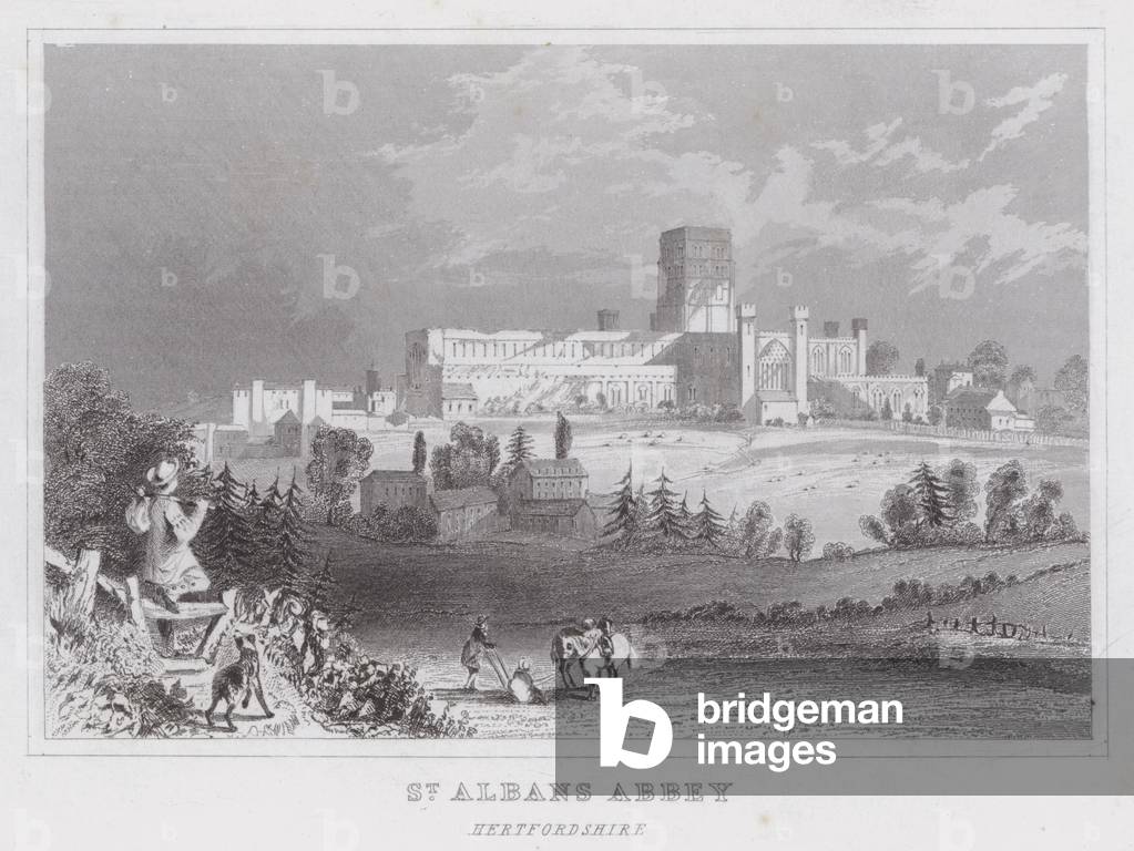 St Alban's Abbey, Hertfordshire (engraving)