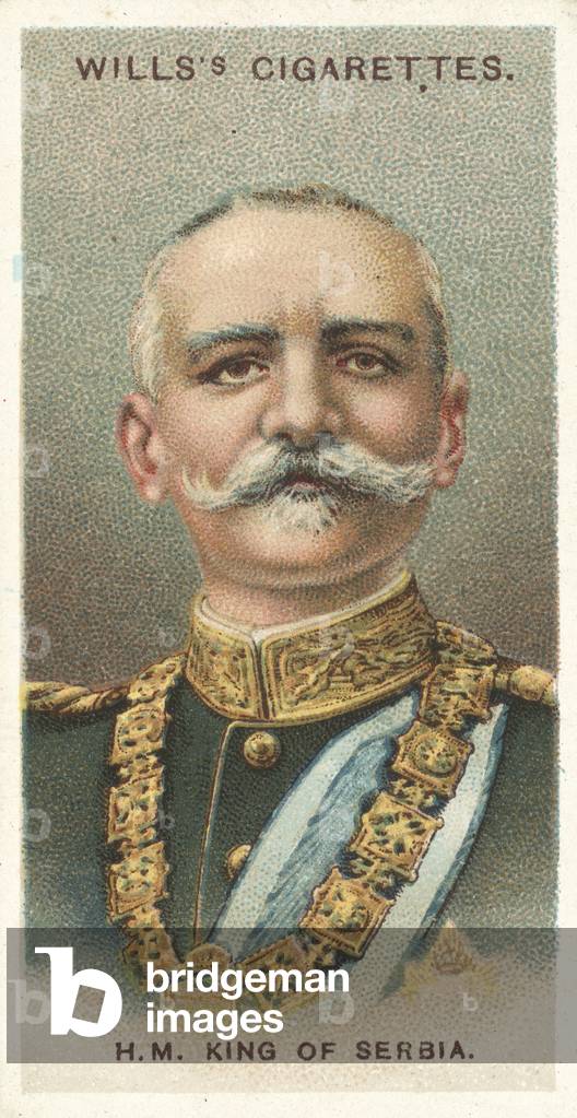 HM King of Serbia (chromolitho)