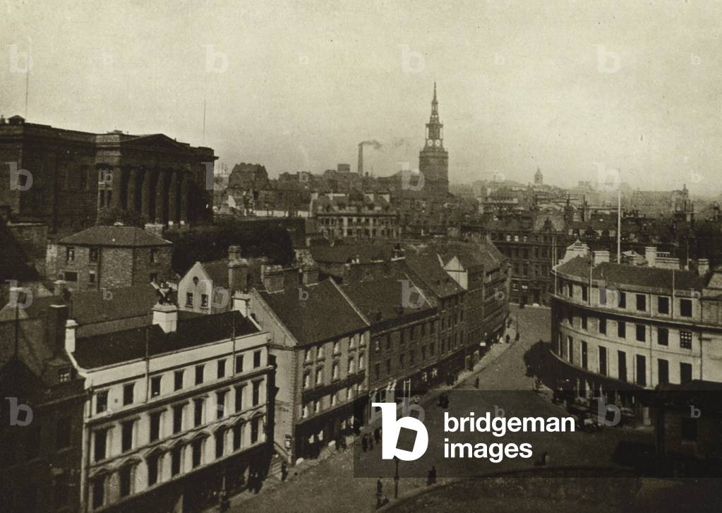 Newcastle Upon Tyne: The Sandhill (b/w photo)