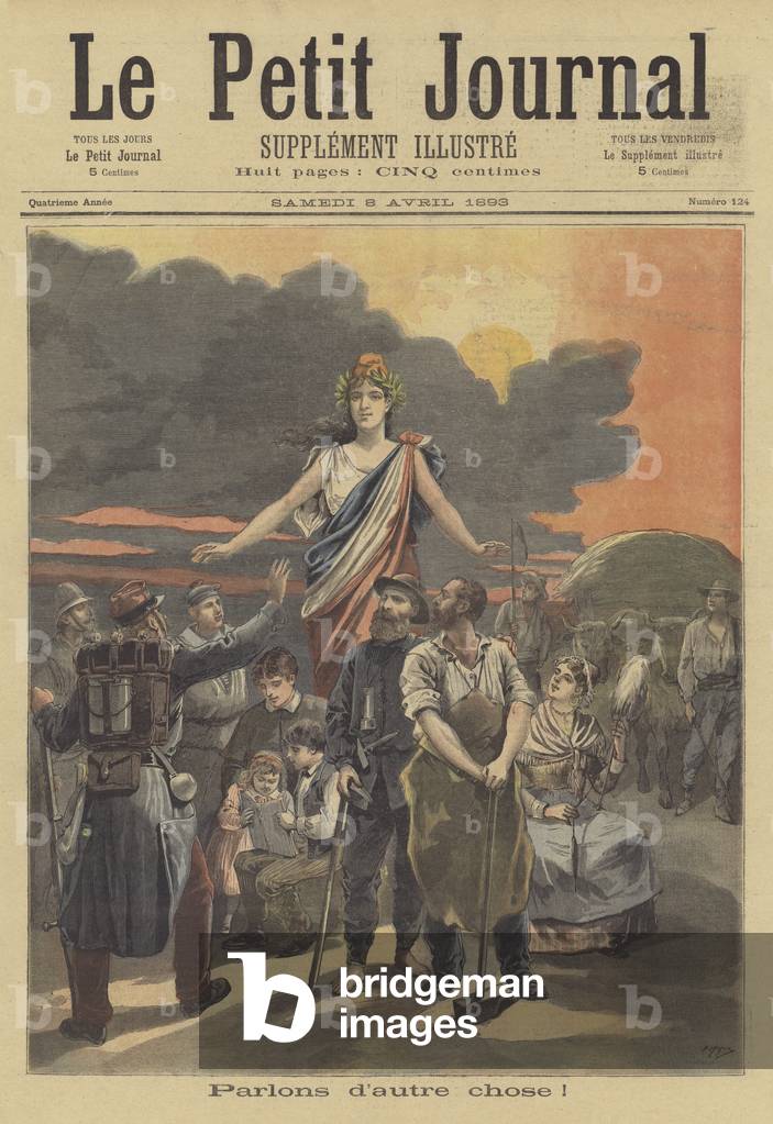 Talk about something else! (colour litho)