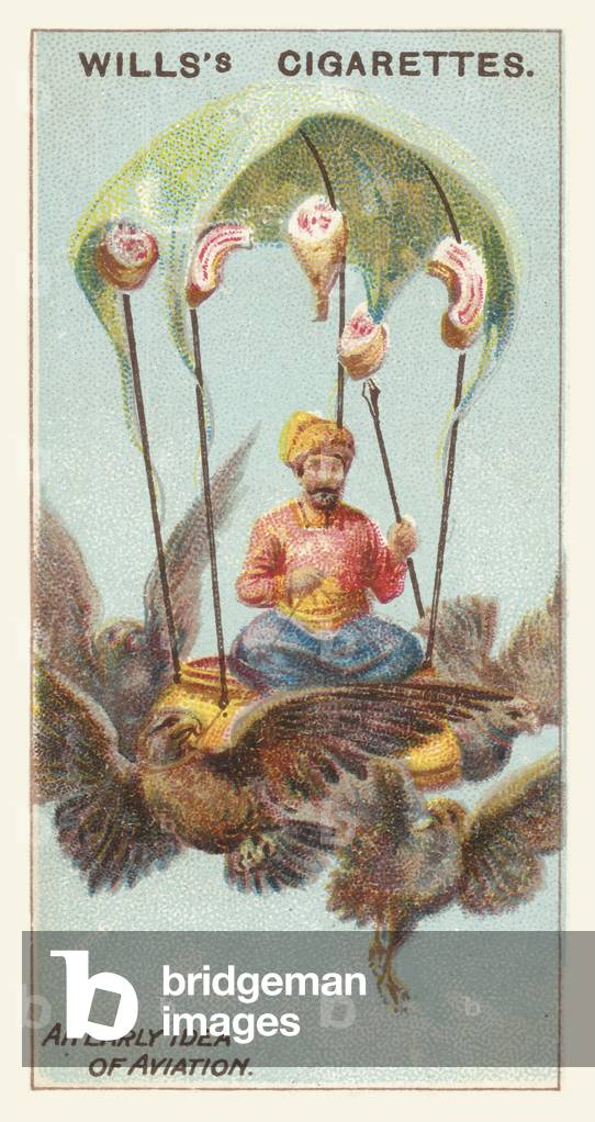 An Early Idea of Aviation (chromolitho)