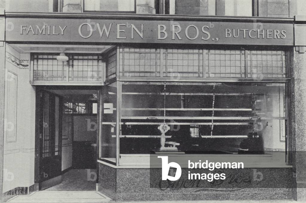 Opening Type of Window, The Upper Sash rises behind the Transom (b/w photo)