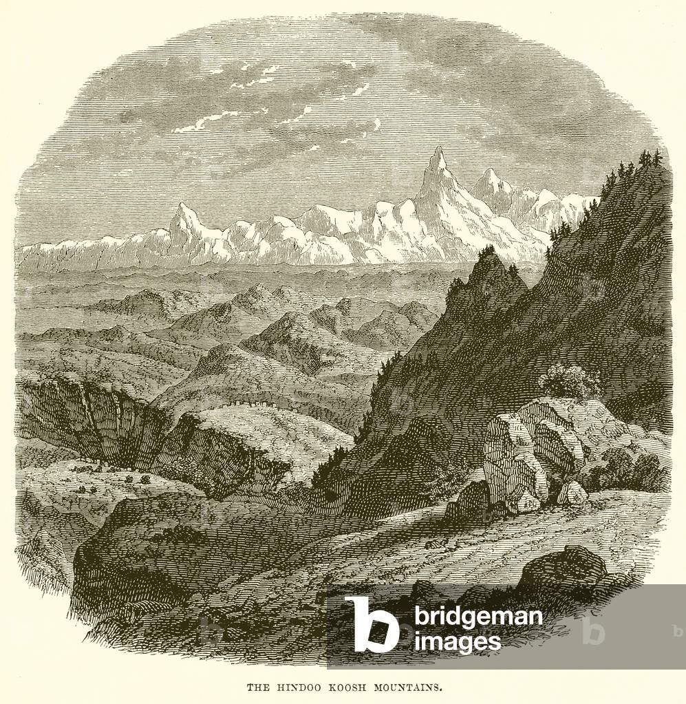 The Hindoo Koosh Mountains (engraving)