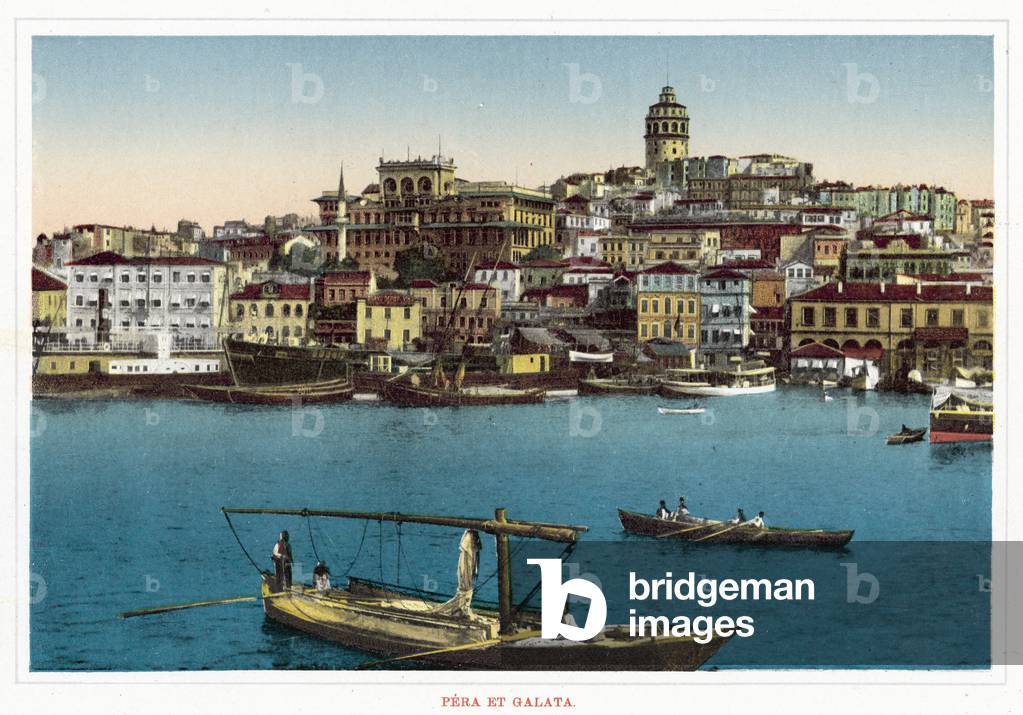 Pera Et Galata (colour photo)