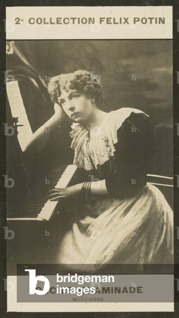 Cecile-Louise-Stephanie Chaminade, Musicienne, 1856 (b/w photo)