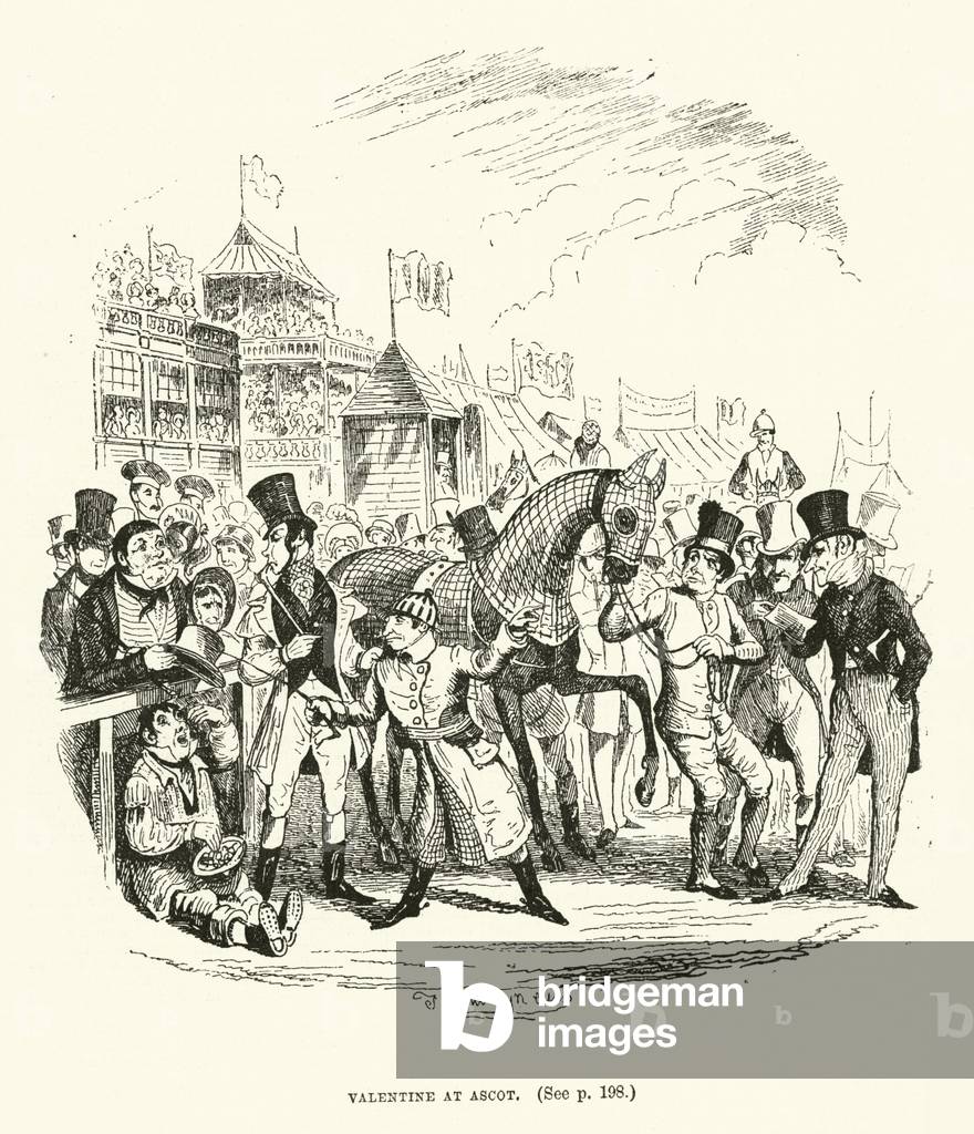 Illustration for Valentine Vox (engraving)