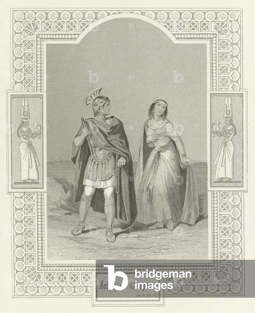 Antony and Cleopatra, Act IV, Scene X (engraving)
