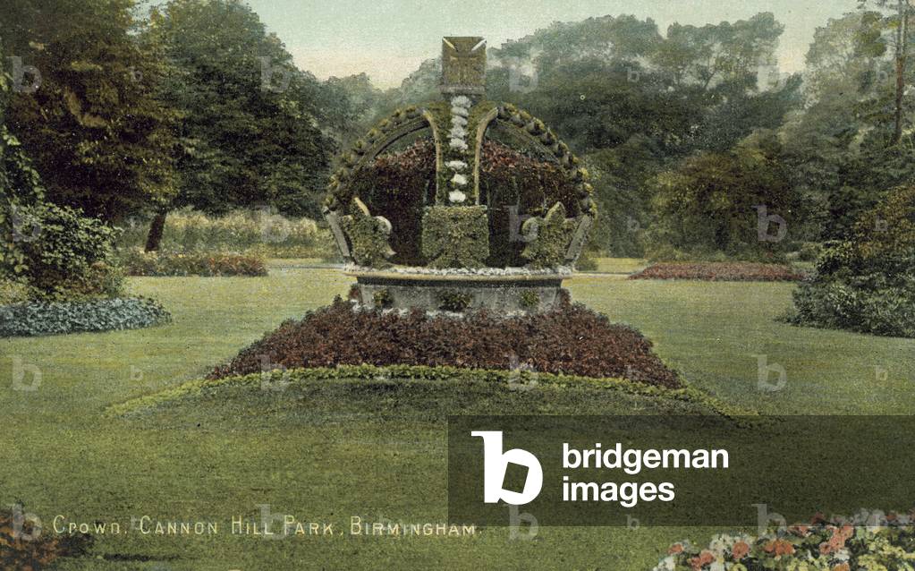 Garden Crown, Canon Hill Park, Birmingham (coloured photo)