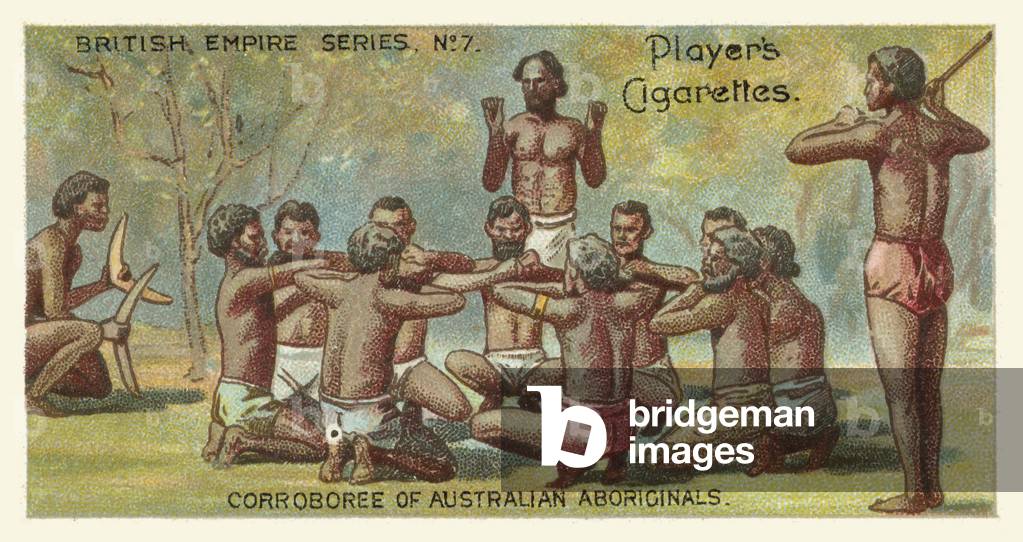 Corroboree of Australian Aboriginals (chromolitho)