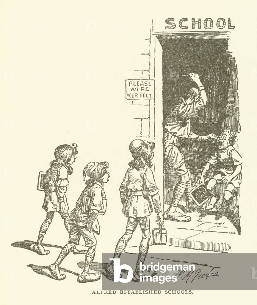 Alfred Established Schools (engraving)
