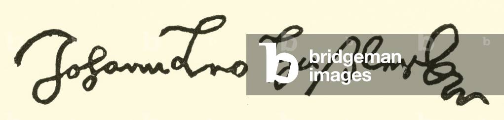 Hans Leo (Leonhard) Hassler (Hasler), 1564-1612, signature (engraving)