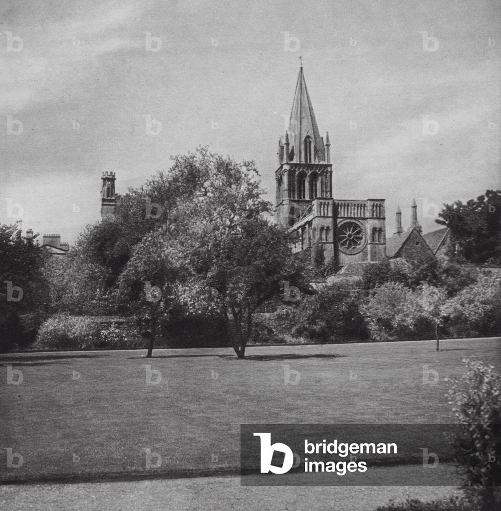 Oxford: The Cathedral (b/w photo)