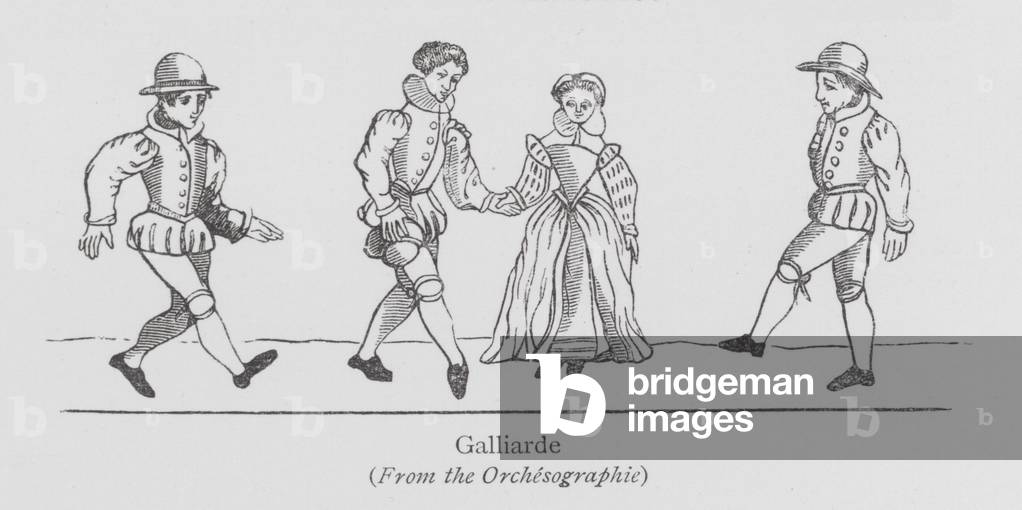 Dancing: Galliarde (litho)