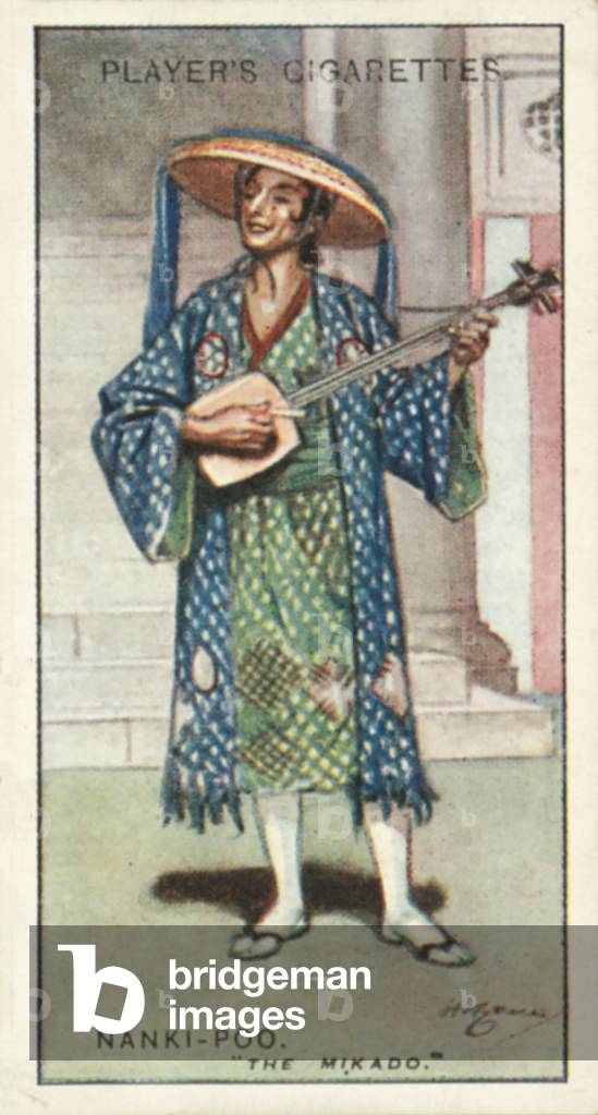 Gilbert and Sullivan, Nanki-Poo, The Mikado (colour litho)