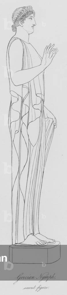 Grecian Nymph, second figure (engraving)