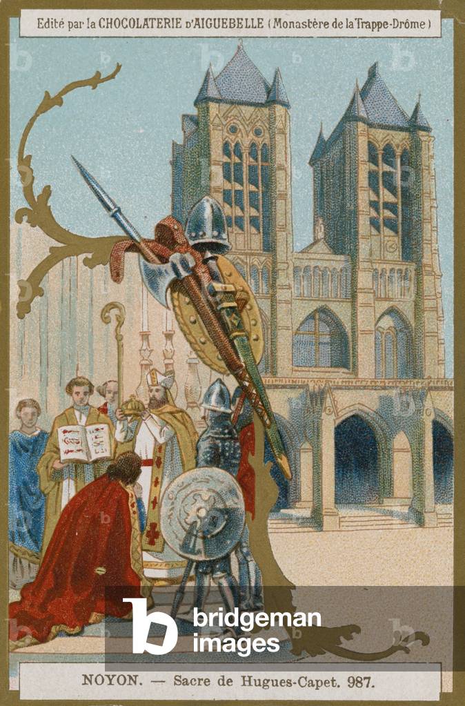 Chocolat d'Aiguebelle trade card (chromolitho)