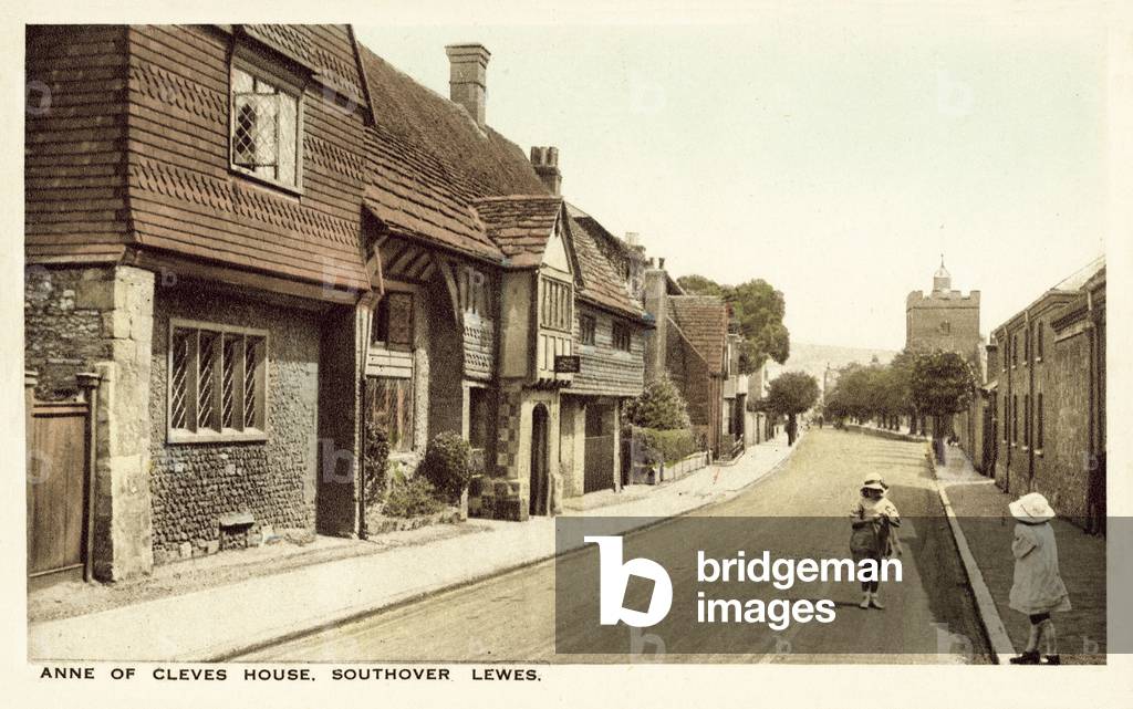 Anne Of Cleves House, Southover, Lewes (colour photo)
