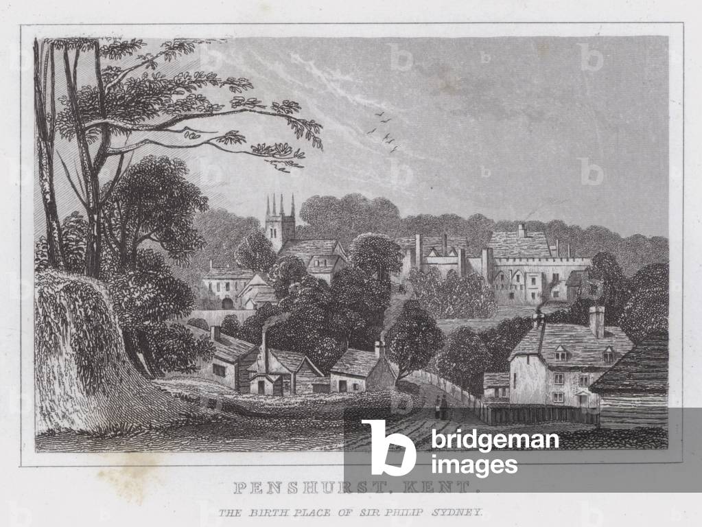 Penshurst, Kent (engraving)