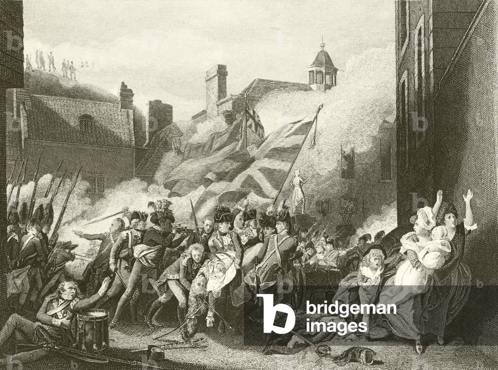 The death of Major Pierson (engraving)