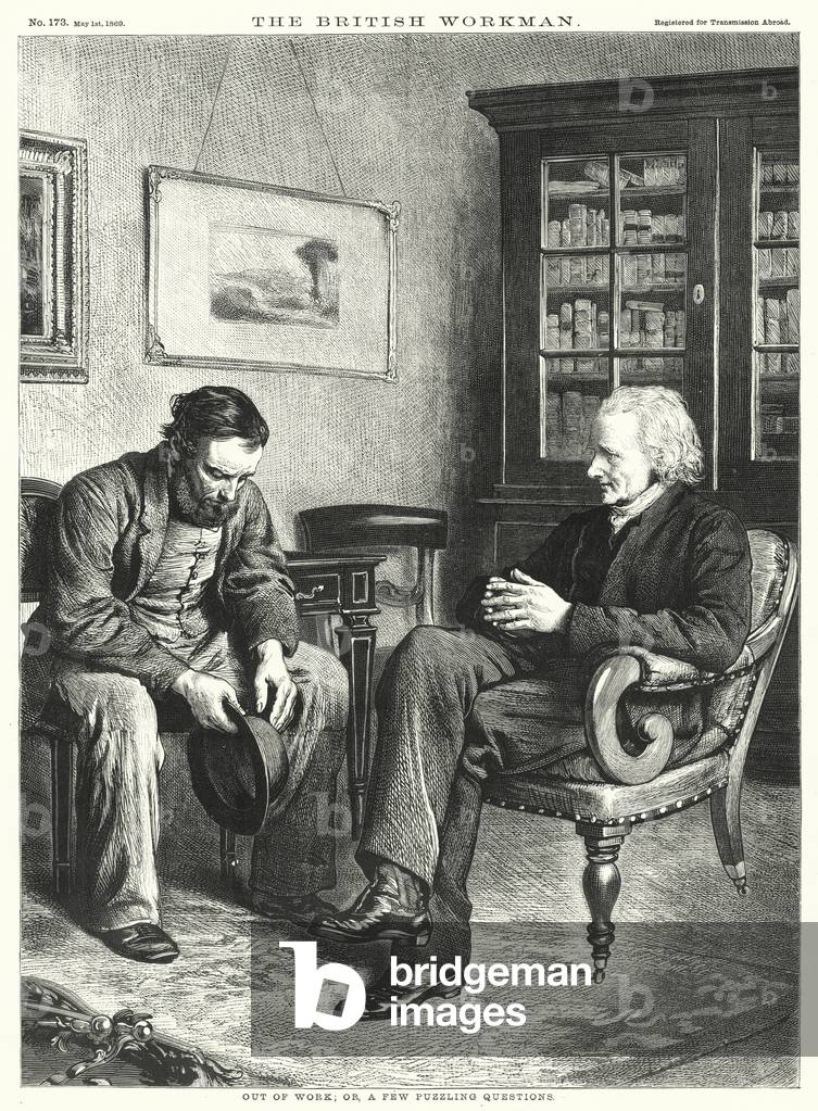 Out of Work; or, a Few Puzzling Questions (engraving)