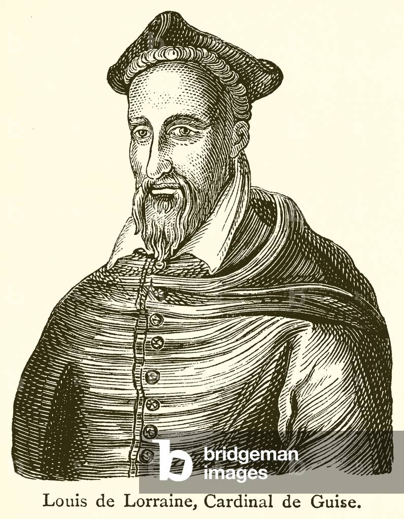 Louis de Lorraine, Cardinal de Guise (engraving)