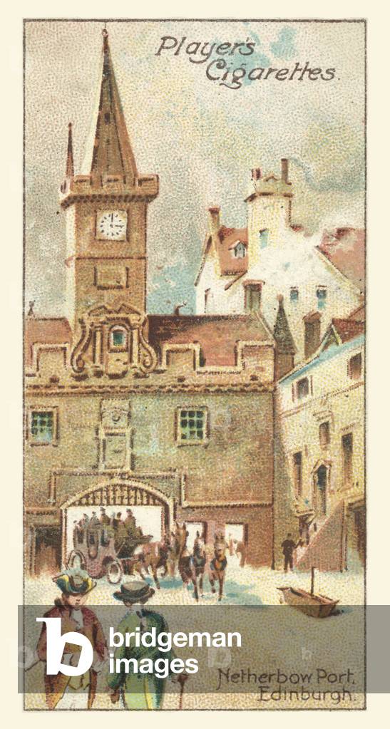 Netherbow Port, Edinburgh (chromolitho)