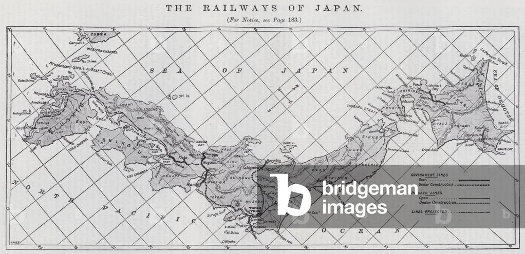 The Railways of Japan (engraving)