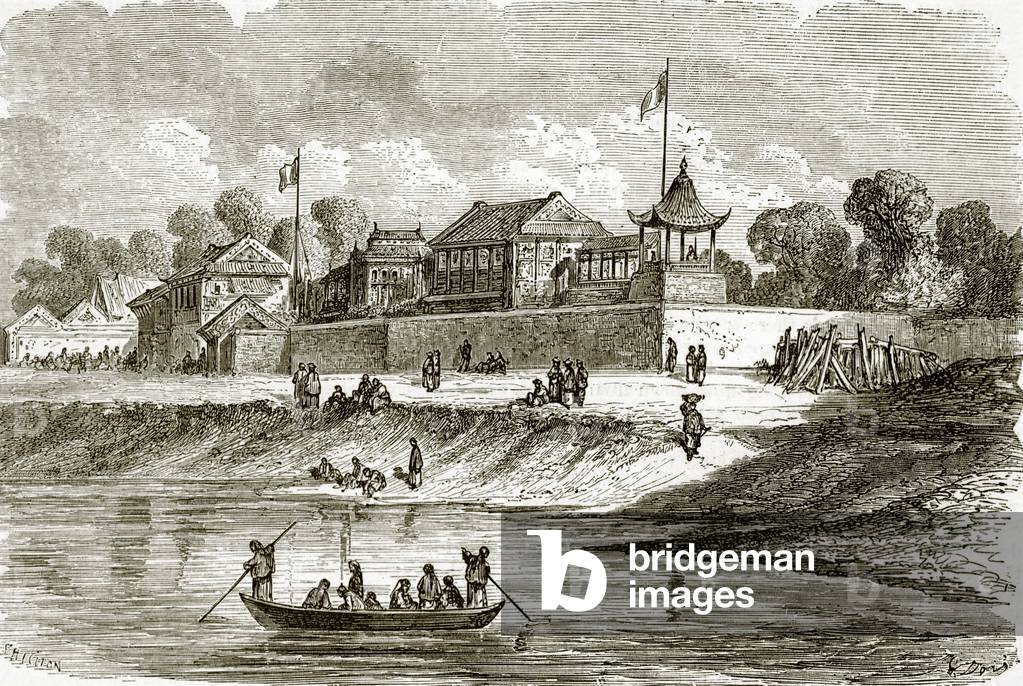 Residence of the French and English ambassadors at Tien-Tsin
