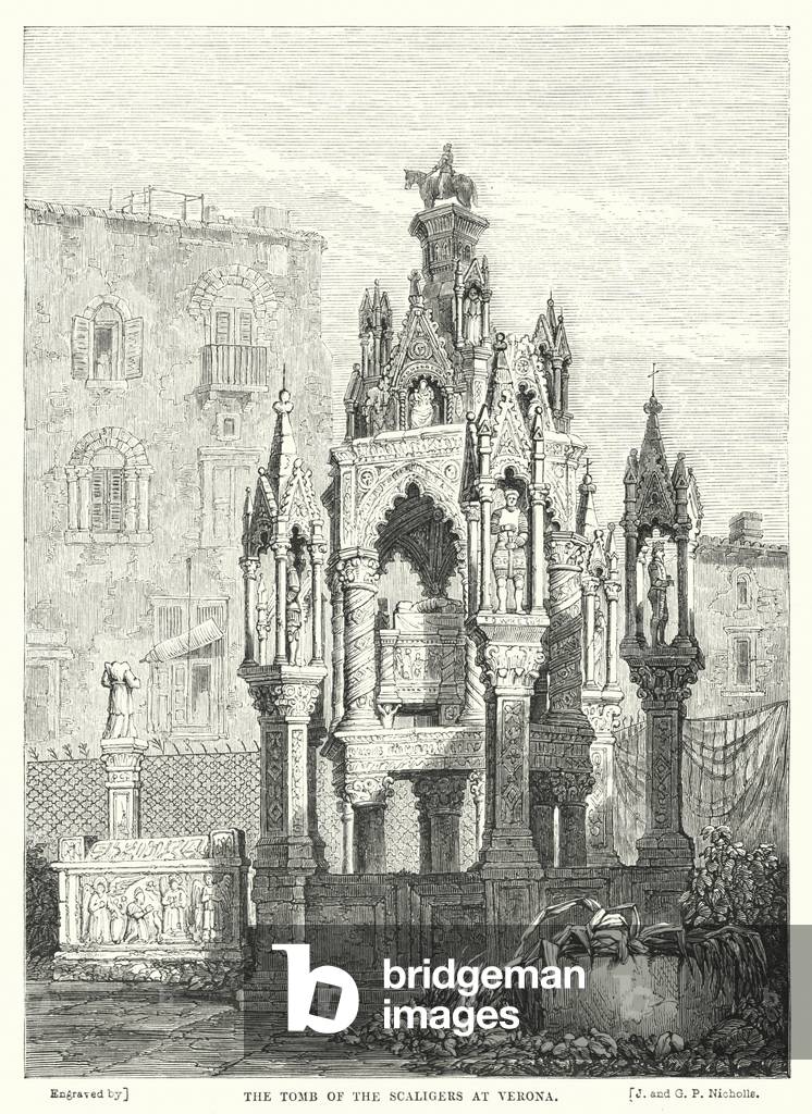 The Tomb of the Scaligers at Verona (engraving)