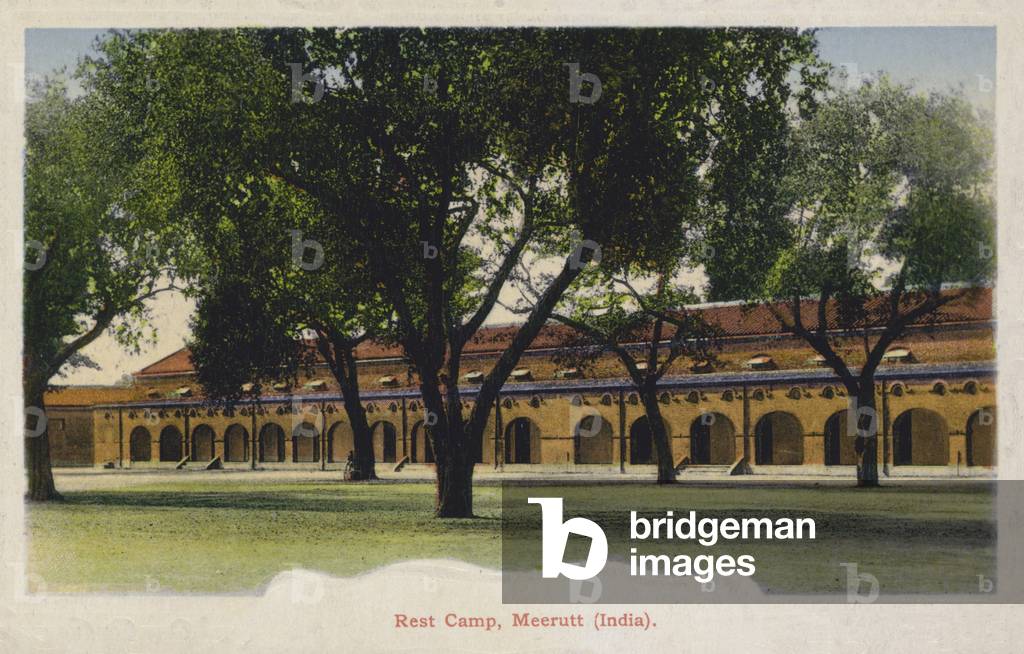 Rest camp, Meerut,India (colour photo)