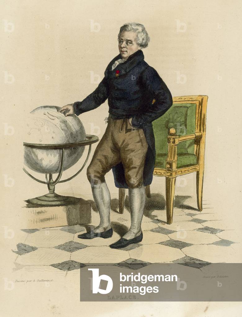 Laplace (coloured engraving)