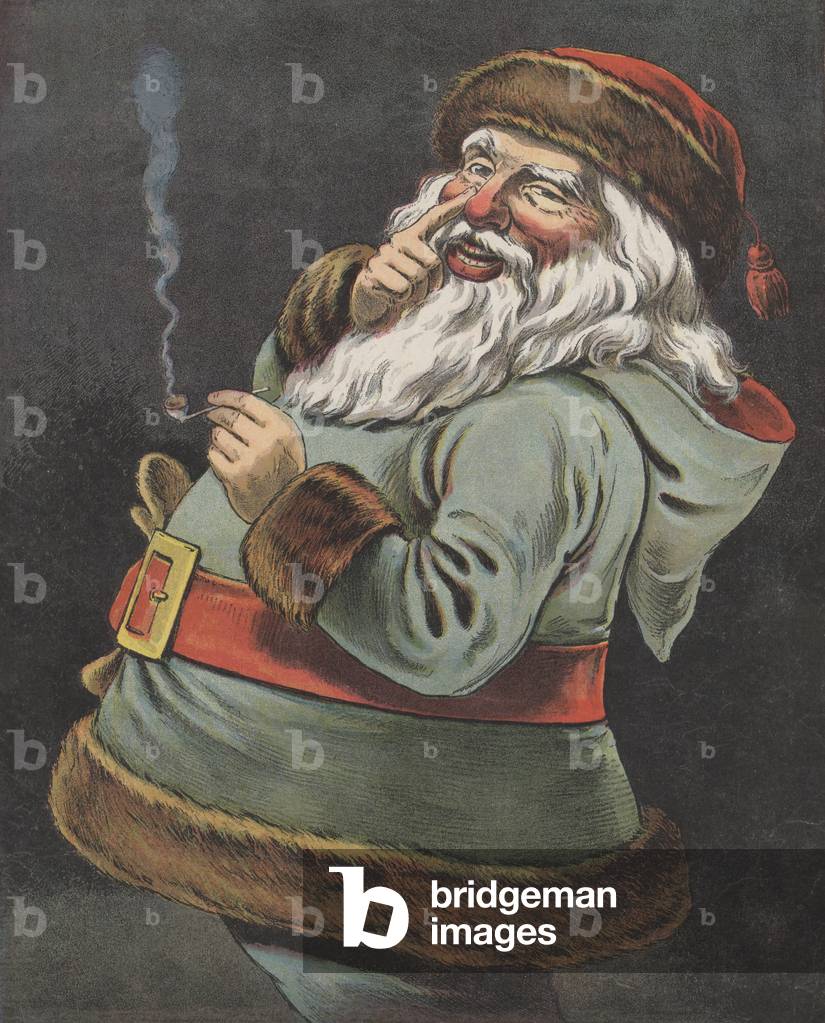 Illustration for The Night Before Christmas (chromolitho)