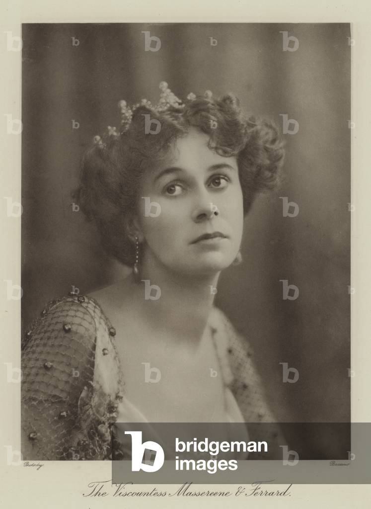 The Viscountess Massereene and Ferrard (b/w photo)