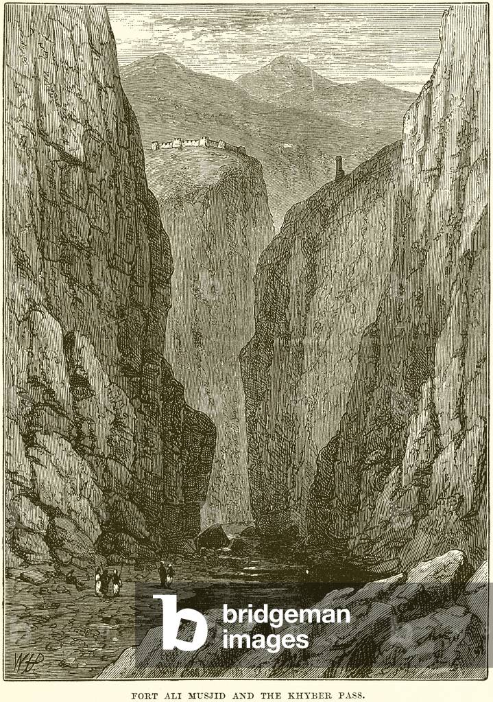Fort Ali Musjid and the Khyber Pass (engraving)